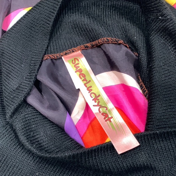 SuperLuckyCat convertible top or skirt VTG 00s scarf top - Picture 7 of 10